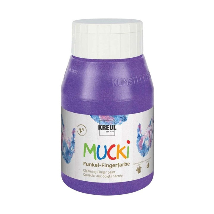 Sjajne dečije boje za prste MUCKI 500 ml