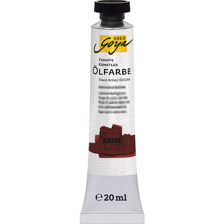 Uljana boja Finest Artists Solo Goya 20 ml – Burnt Sienna