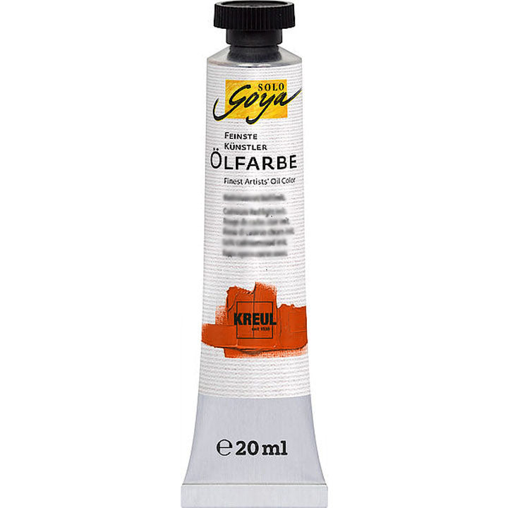 Uljana boja Finest Artists Solo Goya 20 ml – Cadmium Orange Imit.