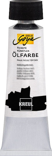 Uljana boja Finest Artists Solo Goya 55 ml – Slonovača Crna