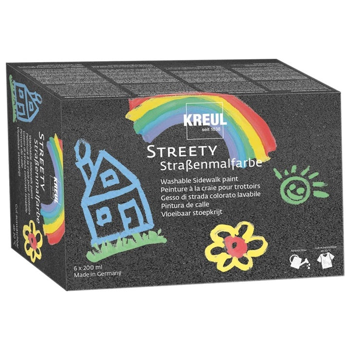 Boja za slikanje po trotoaru STREETY KREUL - 6 x 200 ml