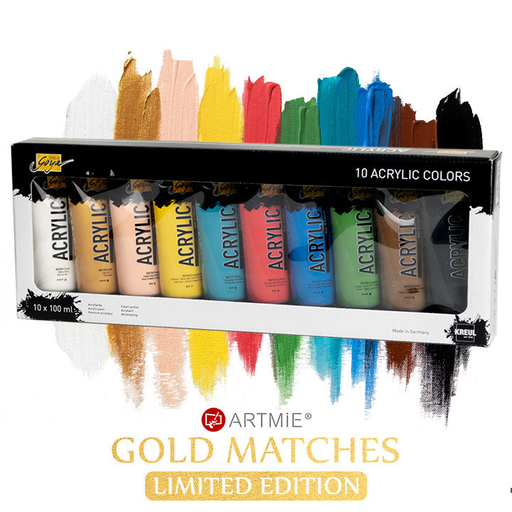 Solo Goia akrilne boje - ARTMIE Gold Matches