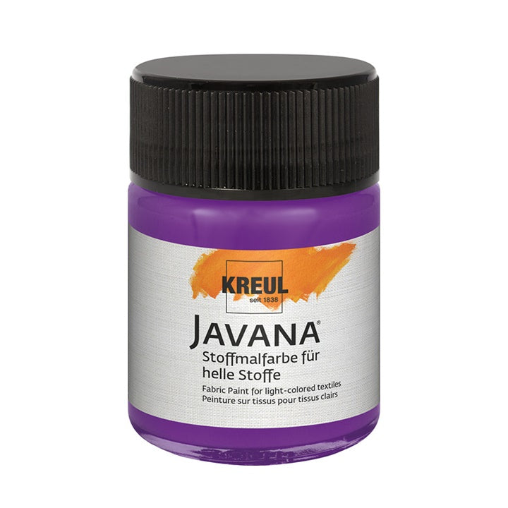 Boja za svetli tekstil JAVANA 50 ml