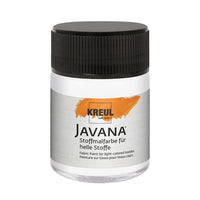 Boja za svetli tekstil JAVANA 50 ml