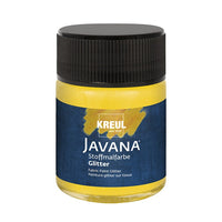Boja za tekstil JAVANA svetlucava 50 ml – Gold