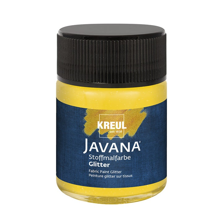 Boja za tekstil JAVANA svetlucava 50 ml – Gold