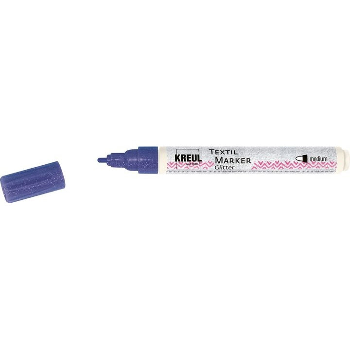 Glitter markeri za tekstil Kreul medium