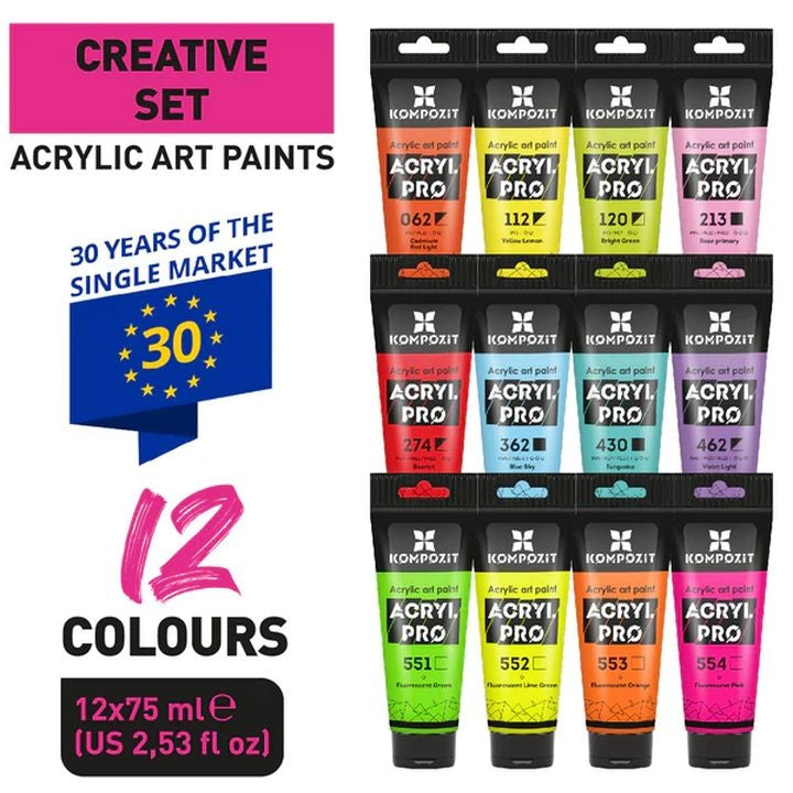 ACRIL PRO CREATIVE Set akrilnih boja