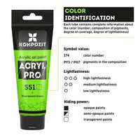 ACRIL PRO CREATIVE Set akrilnih boja
