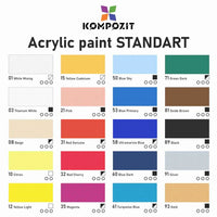 Metalik akrilna boja STANDART Kompozit 500 ml