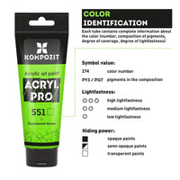 Fluorescentna akrilna boja ACRIL PRO ART Composite 75 ml