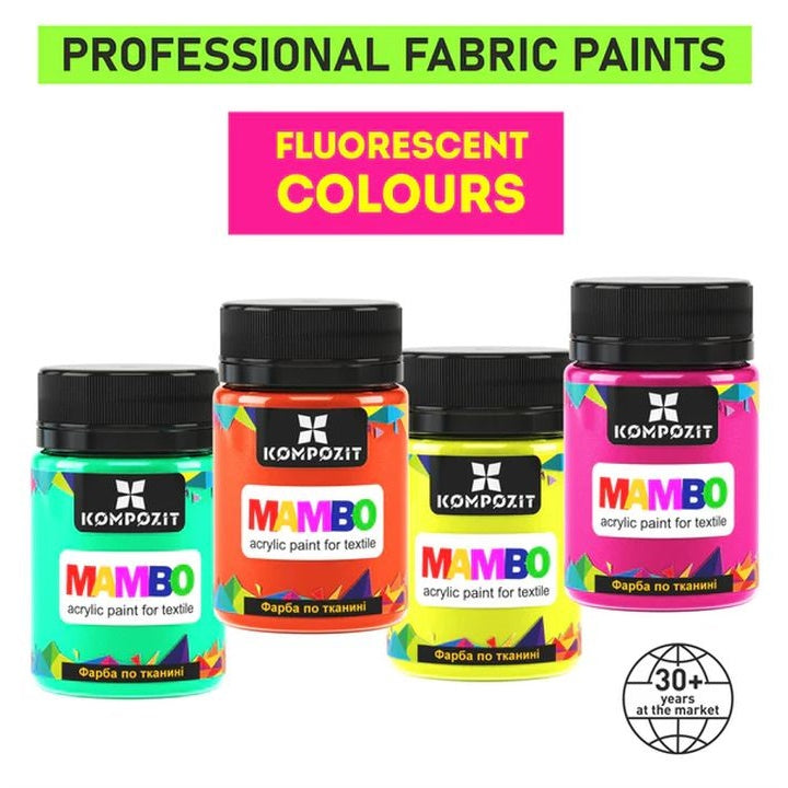 MAMBO Fluorescentna boja za tekstil i kožu 50 ml