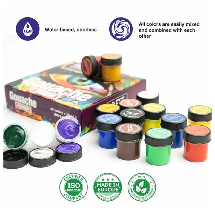 Premium ART kompozitni set gvaš boja