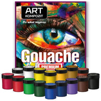 Premium ART kompozitni set gvaš boja