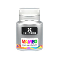 MAMBO Metalik boja za tekstil i kožu 20 ml – 53 Srebro