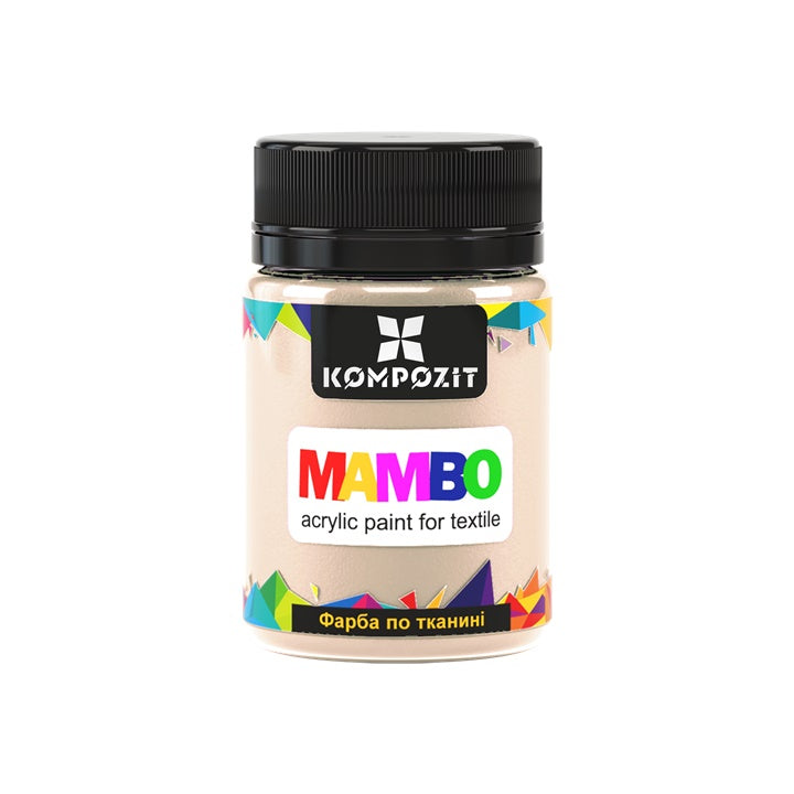 MAMBO pastelna akrilna boja za tekstil i kožu 50ml