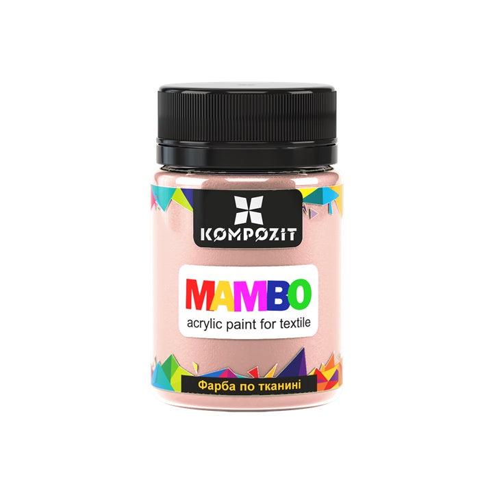 MAMBO pastelna akrilna boja za tekstil i kožu 50ml