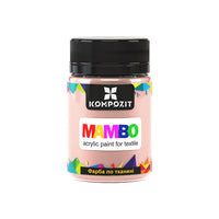 MAMBO pastelna akrilna boja za tekstil i kožu 50ml