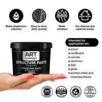 Black Fine-Grained Structuring Paste od Kompozit