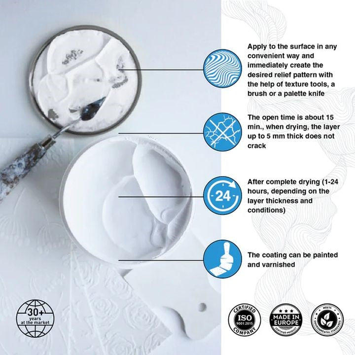 Vhite Smooth Structuring Paste LITE | Various Volumes