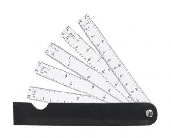 Mašinski lenjir lepezasti LENIAR - 15 cm