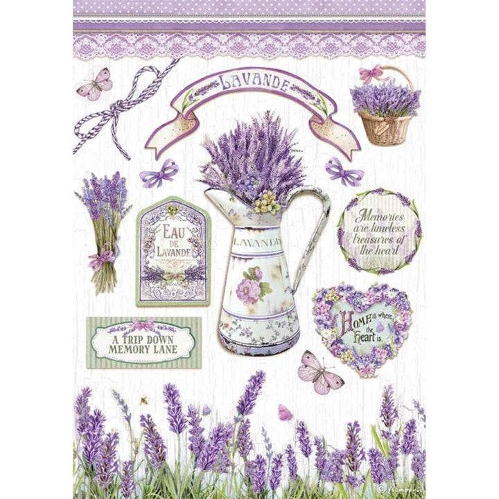 Pirinčani papir A4 Provence elements