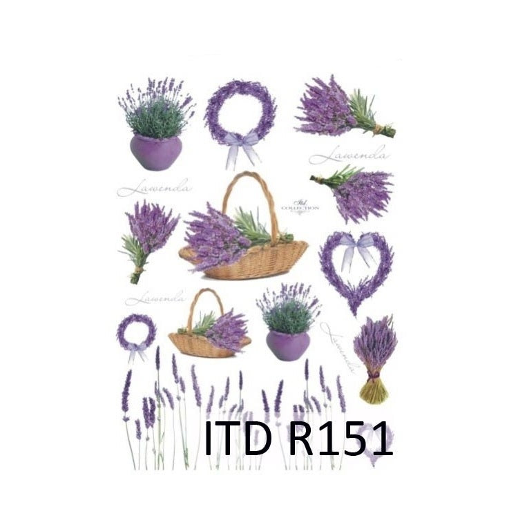 Pirinčani papir A4 ITD - Lavanda