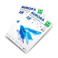 Akvarel blok AURORA rough sa spiralom - 12 listova