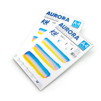 Akvarel blok AURORA cold press sa spiralom - 12 listova