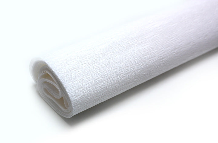 Krep papir 50 x 200 cm - beli