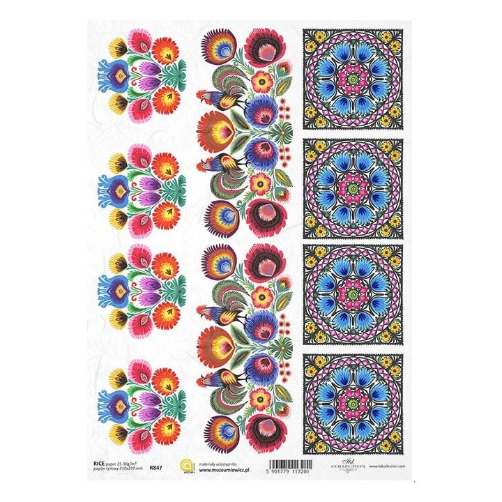 Pirinčani papir A4 ITD - Folklor - R847