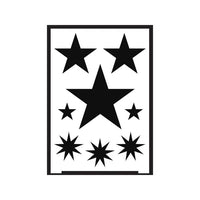 Samolepljivi šablon Star A5