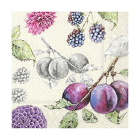 Eko salvete za dekupaž Delicious Plums - 1 kom