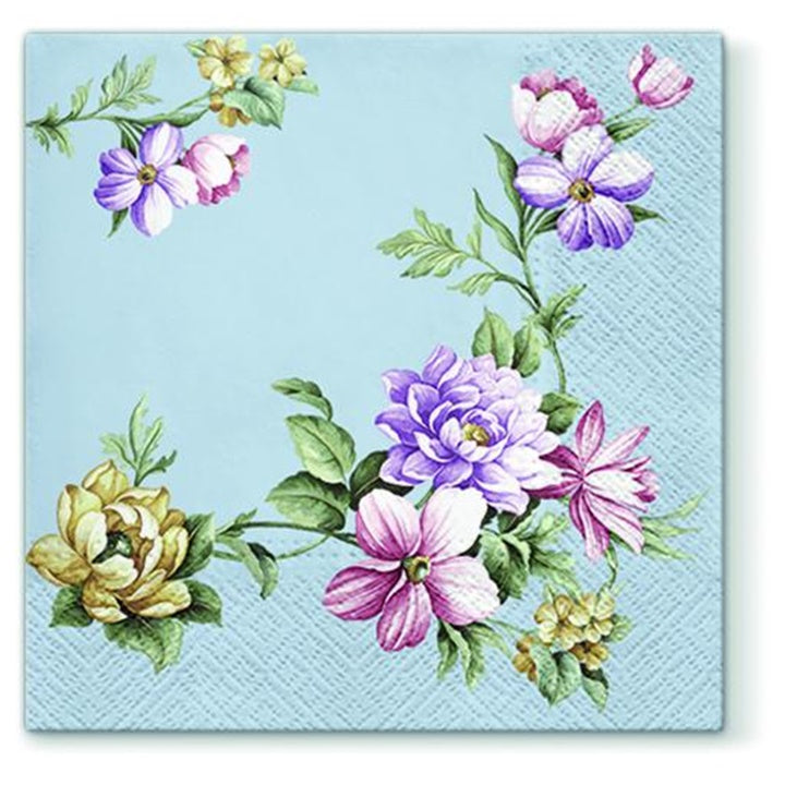Salveta za dekupaž Blue Garland - 1 kom