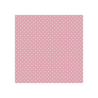 Dekupaž salvete - White Dots on Pink - 1kom