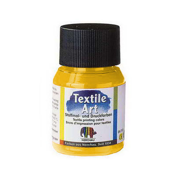 Boja za svetli tekstil 59 ml – zlatnožuta