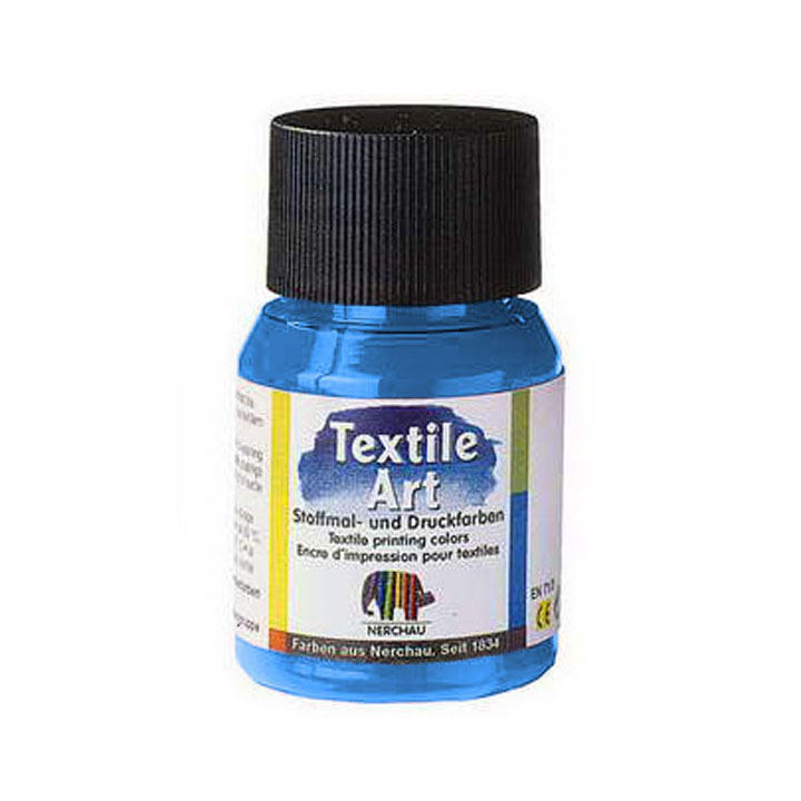 Boja za svetli tekstil 59 ml – Plava