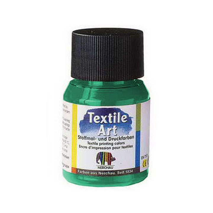 Boja za svetli tekstil 59 ml – tamnozelena