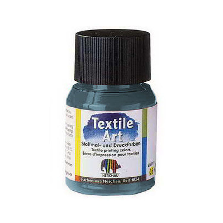 Boja za svetli tekstil 59 ml – siva