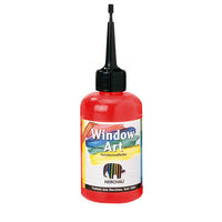 Boje za staklo Window Art 80ml – gliter crvena