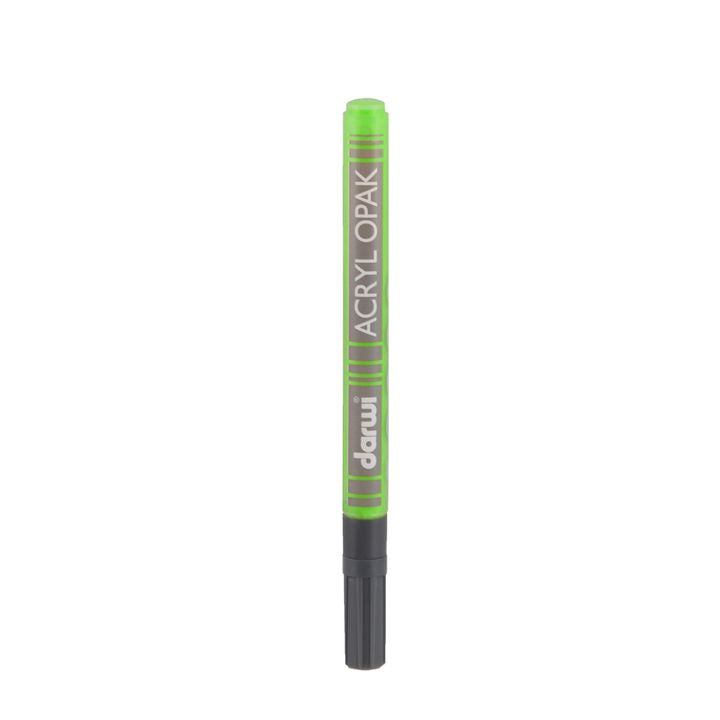 ACRYL akrilni univerzalni flomaster tanki 3ml - 0.8 mm – Svetlo Zelena