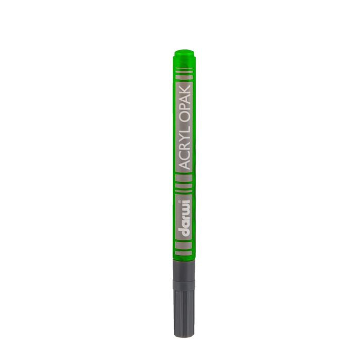 ACRYL akrilni univerzalni flomaster tanki 3ml - 0.8 mm – Tamno Zelena