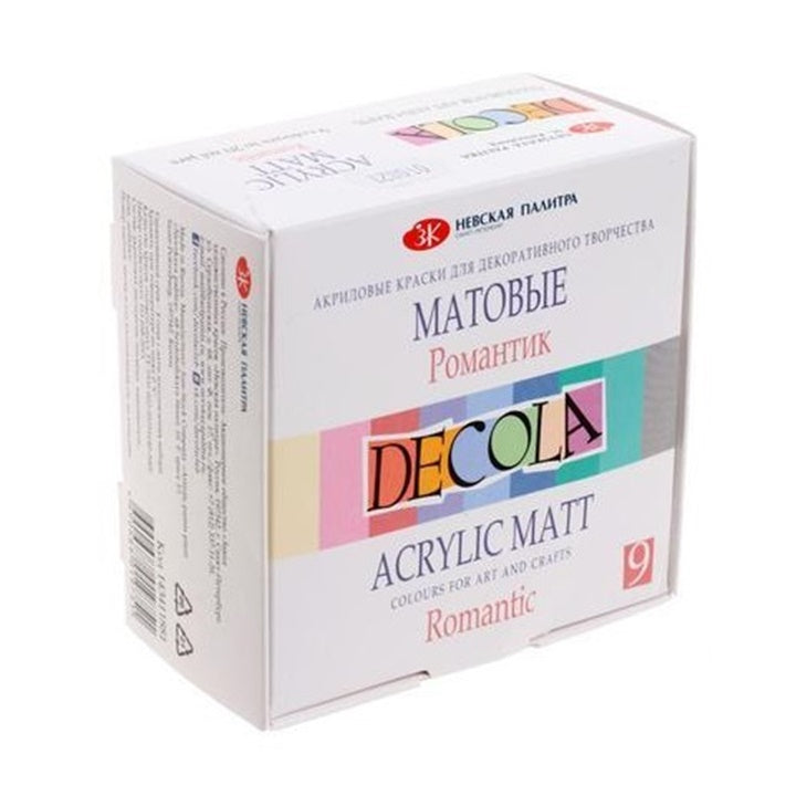 Set mat akrilnih boja Decola 9x20 ml