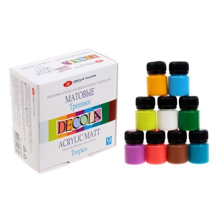 Set mat akrilnih boja Decola 9x20 ml