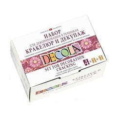 Dekola set boja za dekoraciju sa pucanjem / 6 delova