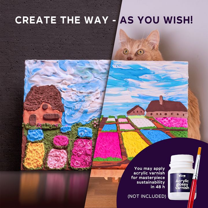 OKTO Kreativni 3D set Cveće u Holandiji 30 x 40 cm
