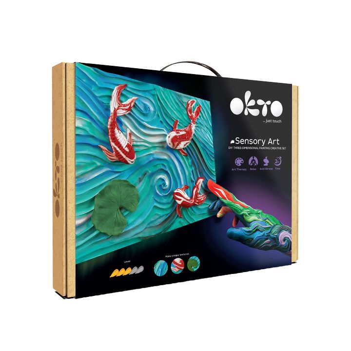 OKTO Kreativni 3D set Riba 30 x 40 cm
