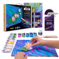 OKTO Kreativni 3D set Vodeni ljiljani 30 x 40 cm