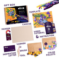 OKTO kreativni 3D set Iris 30 x 40 cm