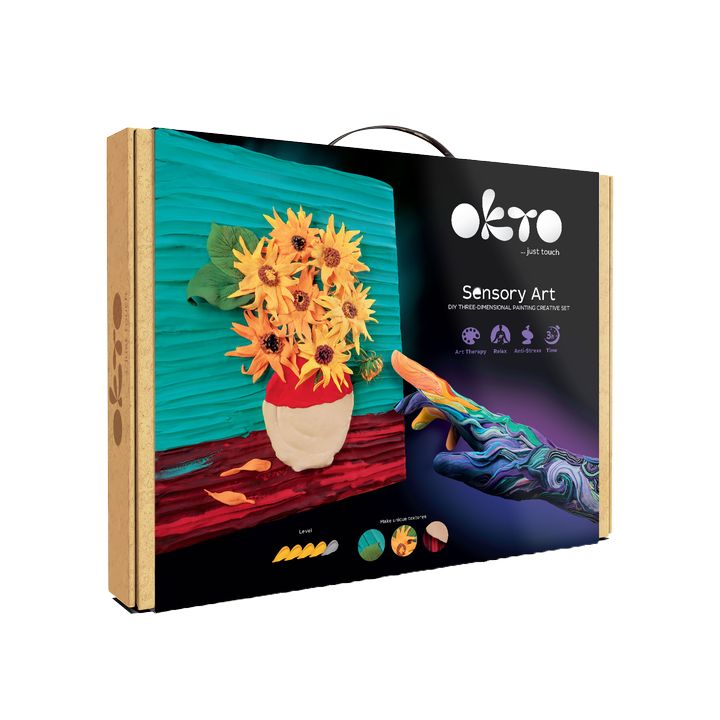 OKTO Kreativni 3D set Suncokreti 30 x 40 cm